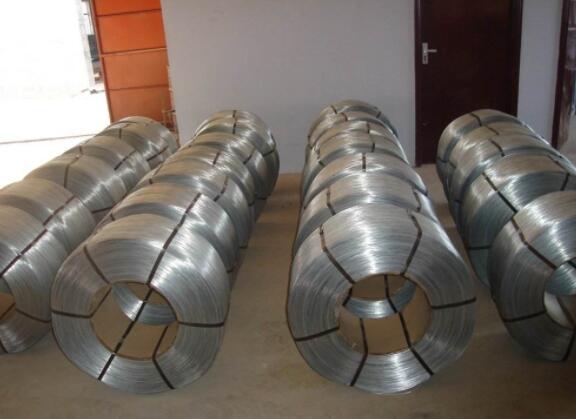 Electrically galvanized spindle wire