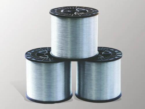 Electrogalvanized shaft wire