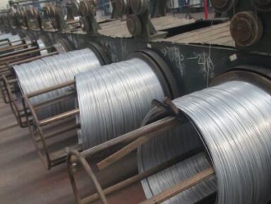 Does bath temperature affect the large coil of galvanized wire?